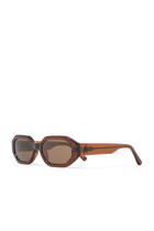 x Attico Irene Angular Sunglasses